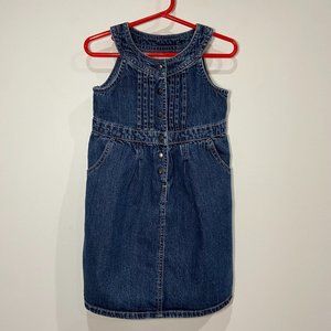 Old Navy Girl's Dark Wash Denim Dress Size 4T